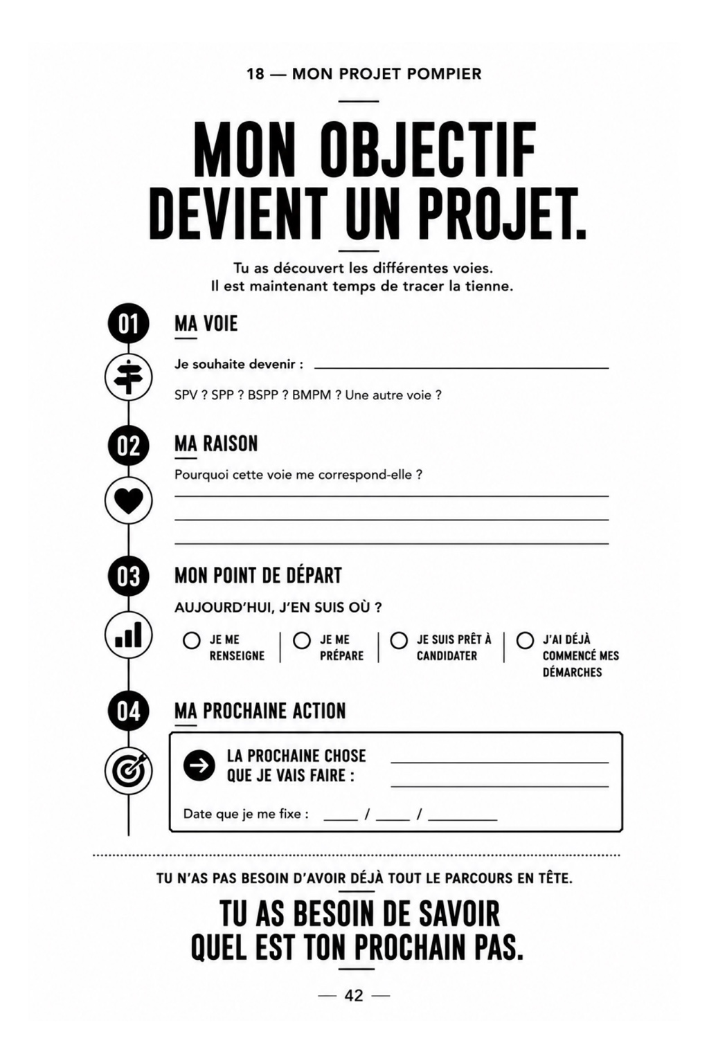 Mon objectif devient un projet