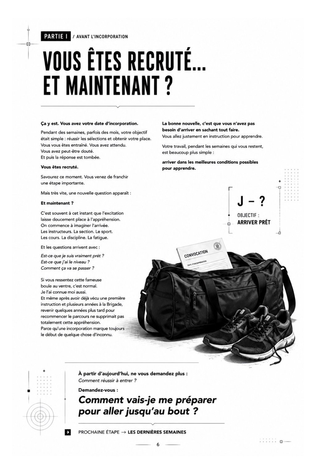 Vous êtes recruté, et maintenant — page 6