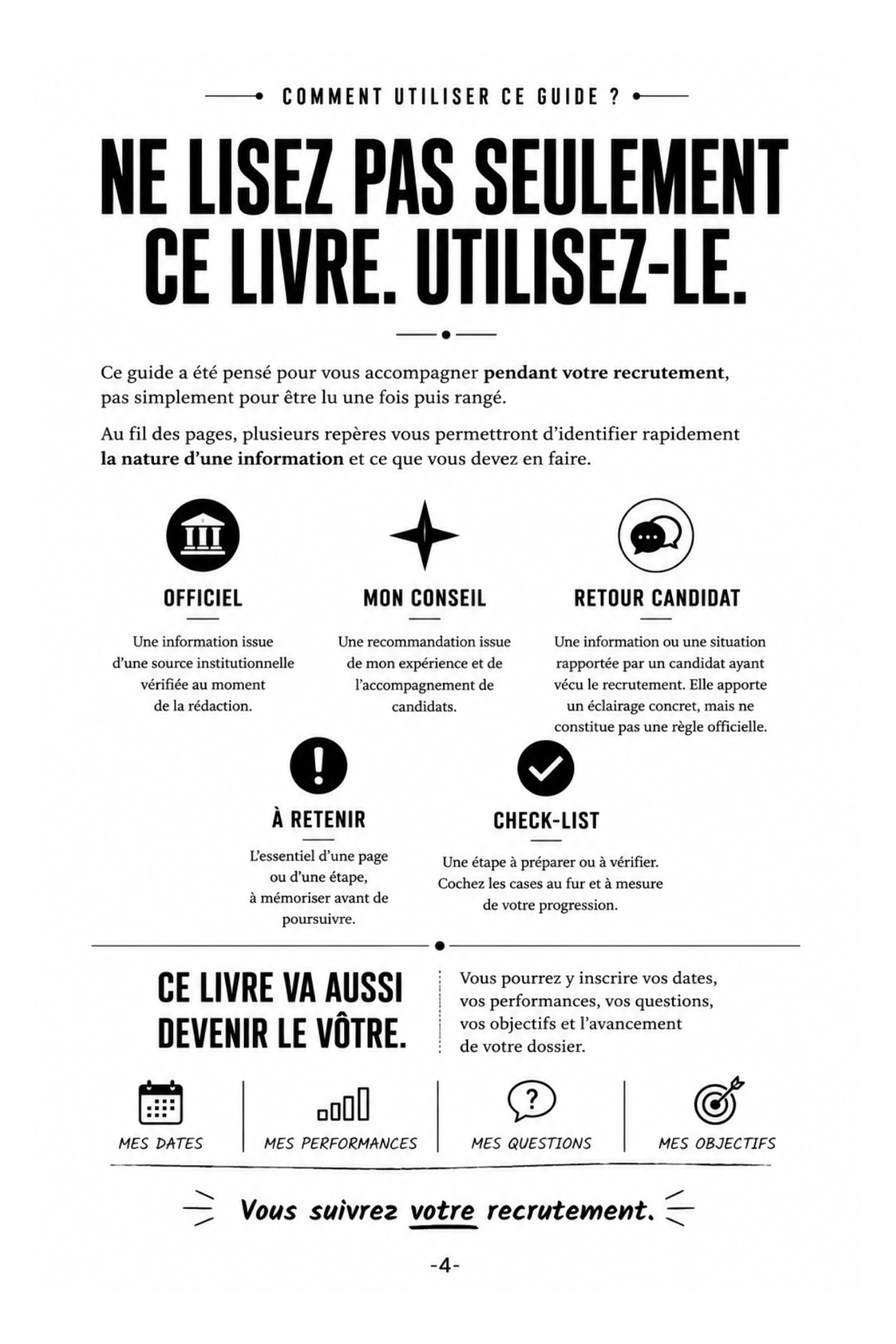 Comment utiliser le guide — page 4